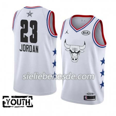 Kinder NBA Chicago Bulls Trikot Michael Jordan 23 2019 All-Star Jordan Brand Weiß Swingman